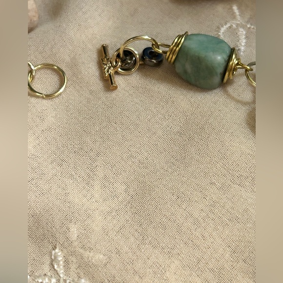 🪨Amazonite bracelet with gold wire works - Picture 6 of 9